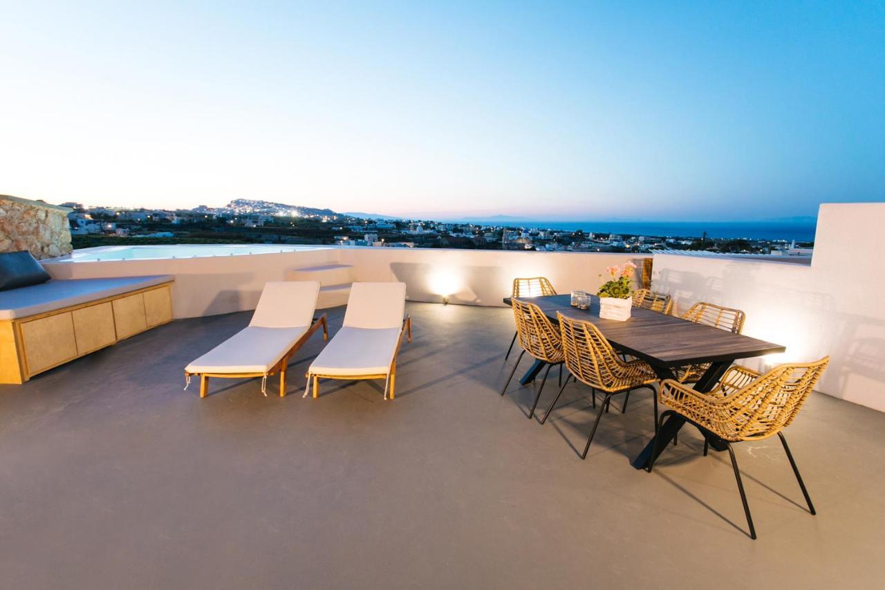 Amer Villa Santorini With Outdoor Hot Tub Vóthon Buitenkant foto
